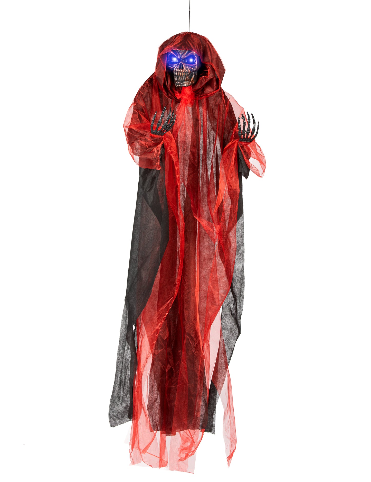 Červený démon visiaci dekorácia 180 cm