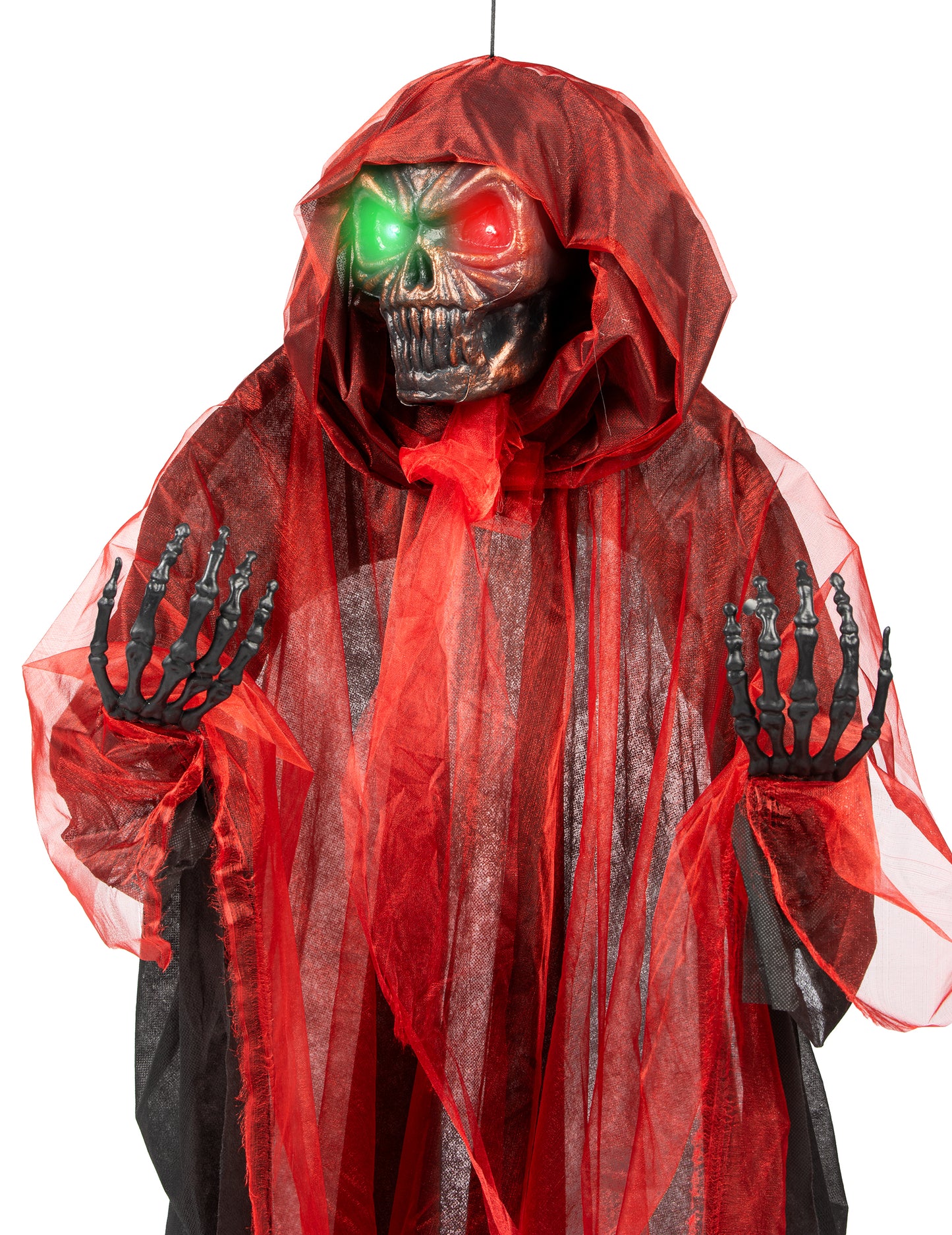 Červený démon visiaci dekorácia 180 cm