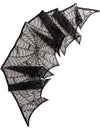 Dekorácia pavučina z čiernej čipky 43 cm x 2,50 m