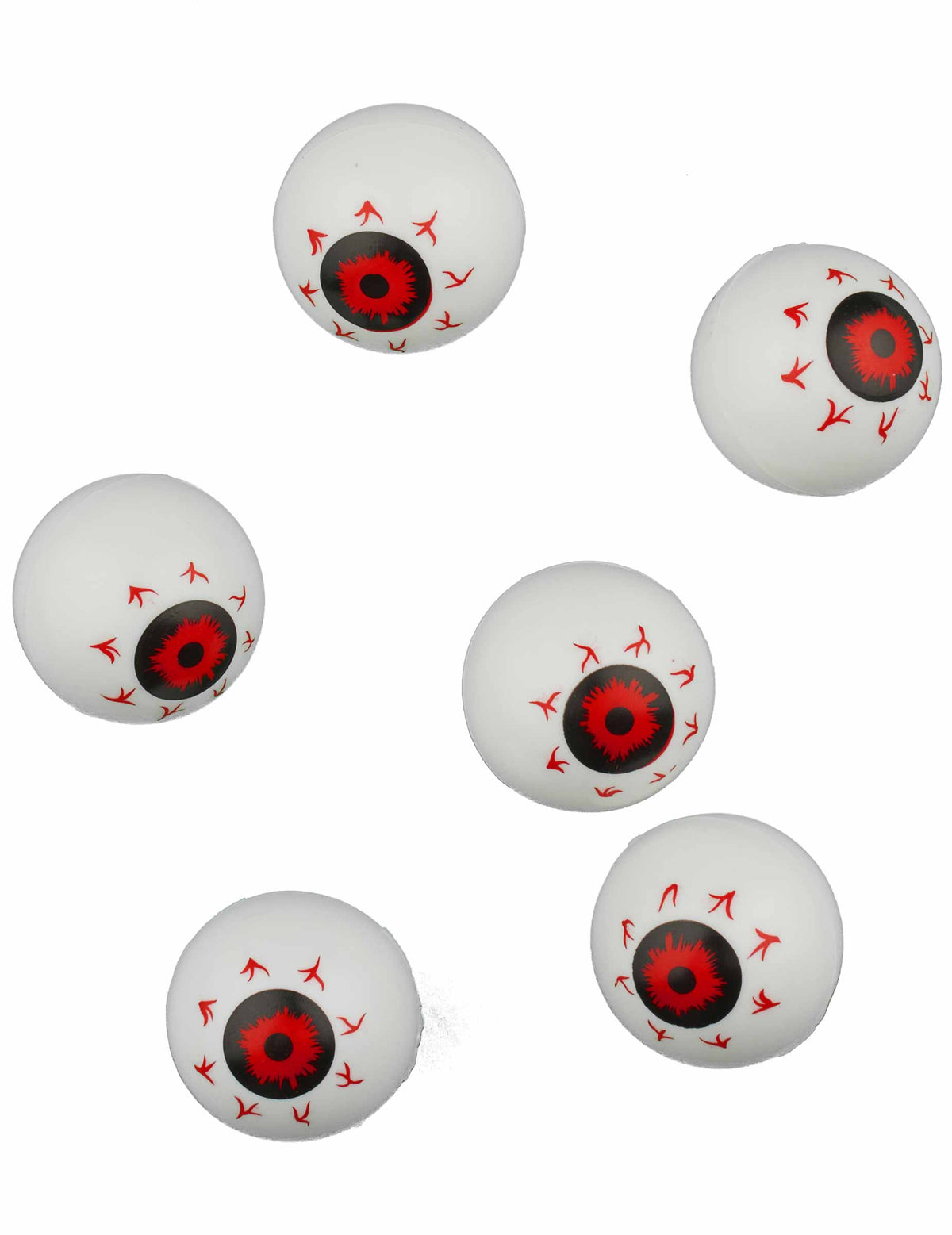Mise en situation dans un bocal des décorations petits yeux globuleux pour Halloween
