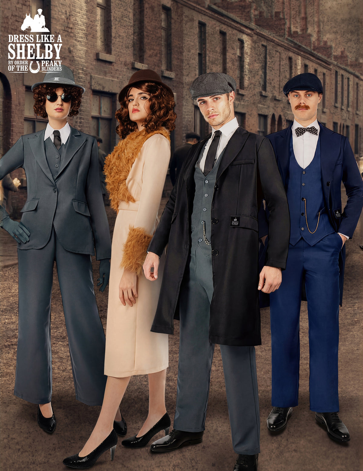 Présentation de groupe du déguisement Arthur Shelby - Peaky Blinders™