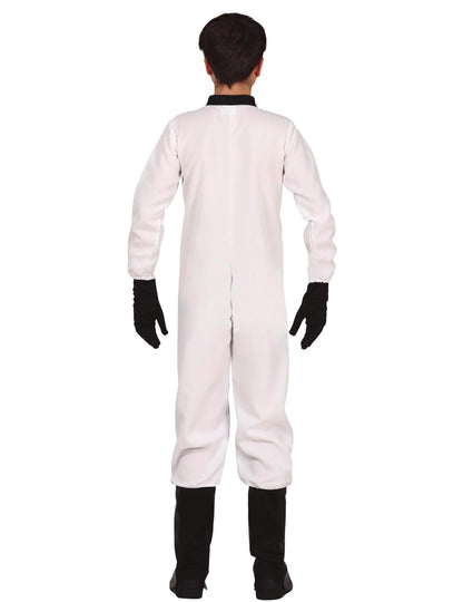 Adolescent biely astronaut zamaskovať