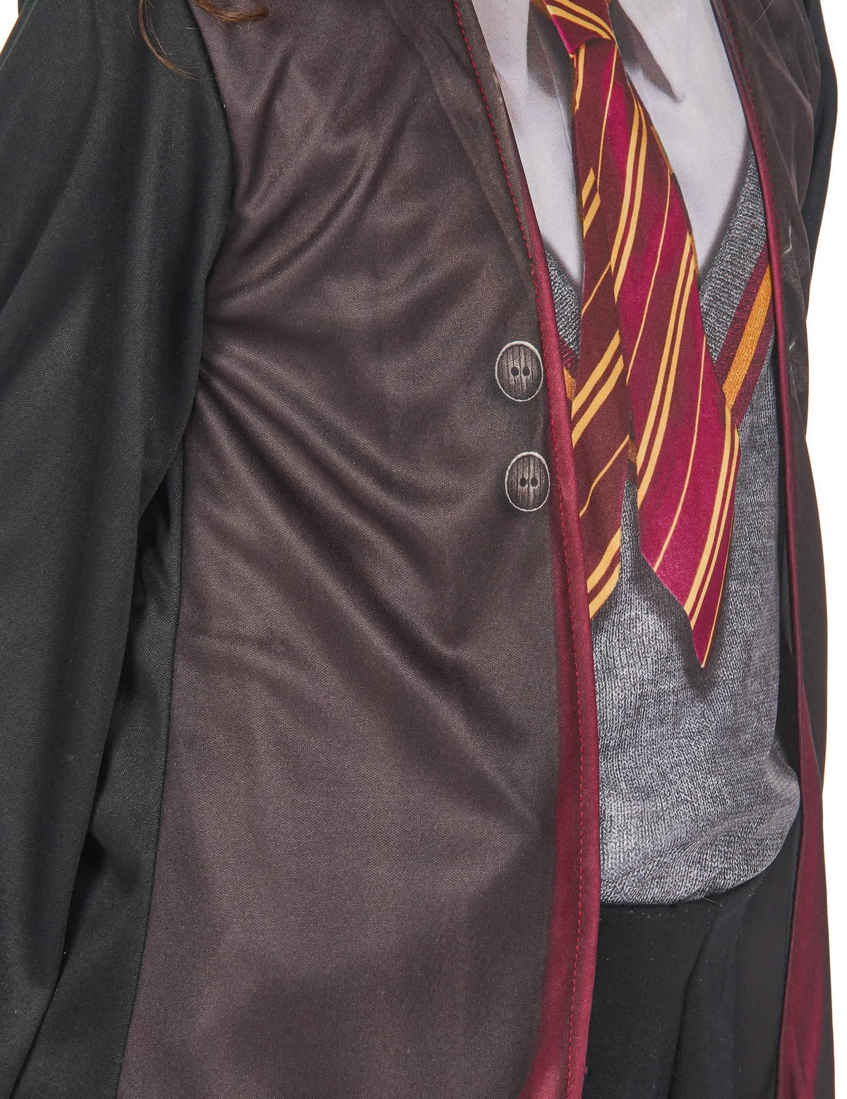 Detail na saku a kravatu kostýmu s doplnky Harry Potter™