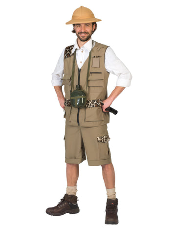 Pánsky kostým safari dobrodruha