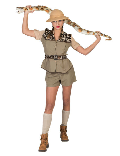Dámsky kostým safari dobrodruha