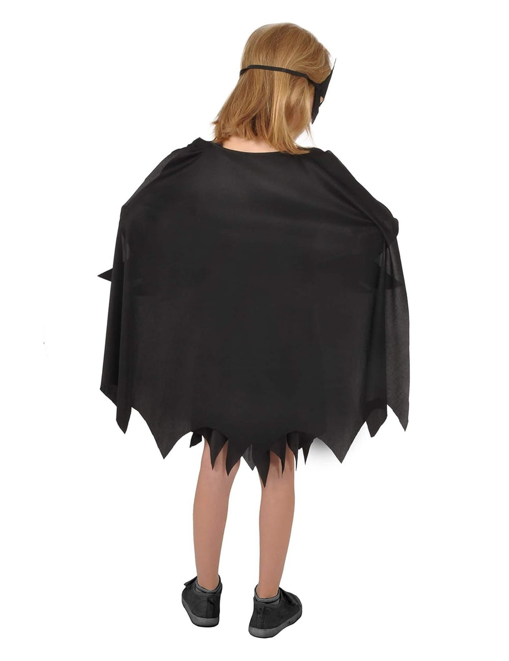 Pohľad zozadu na plášť kostýmu Batgirl