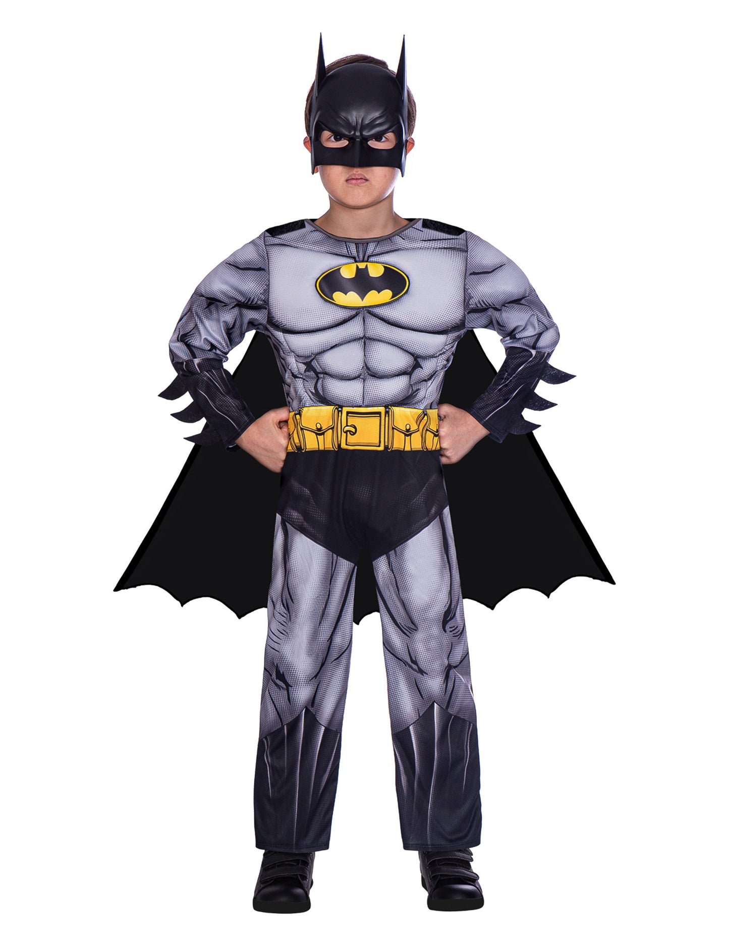 Klasický sivý kostým Batmana pre deti