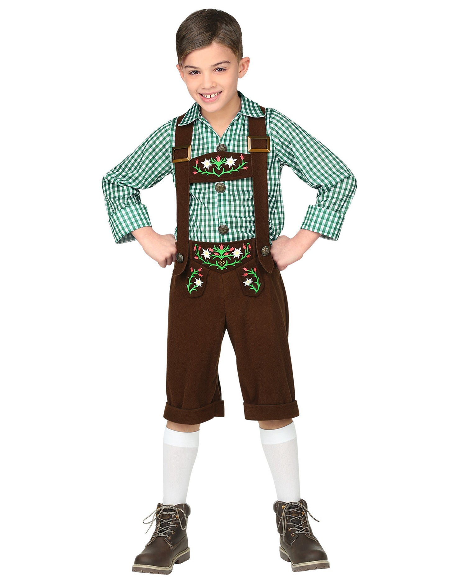 Chlapci zelený bavorský kostým