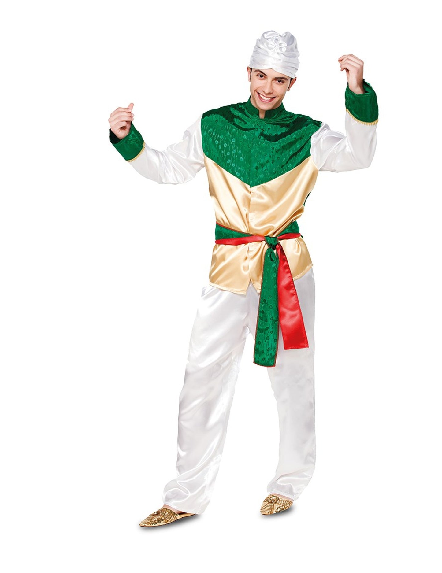 Biely bollywoodsky kostým pre mužov 