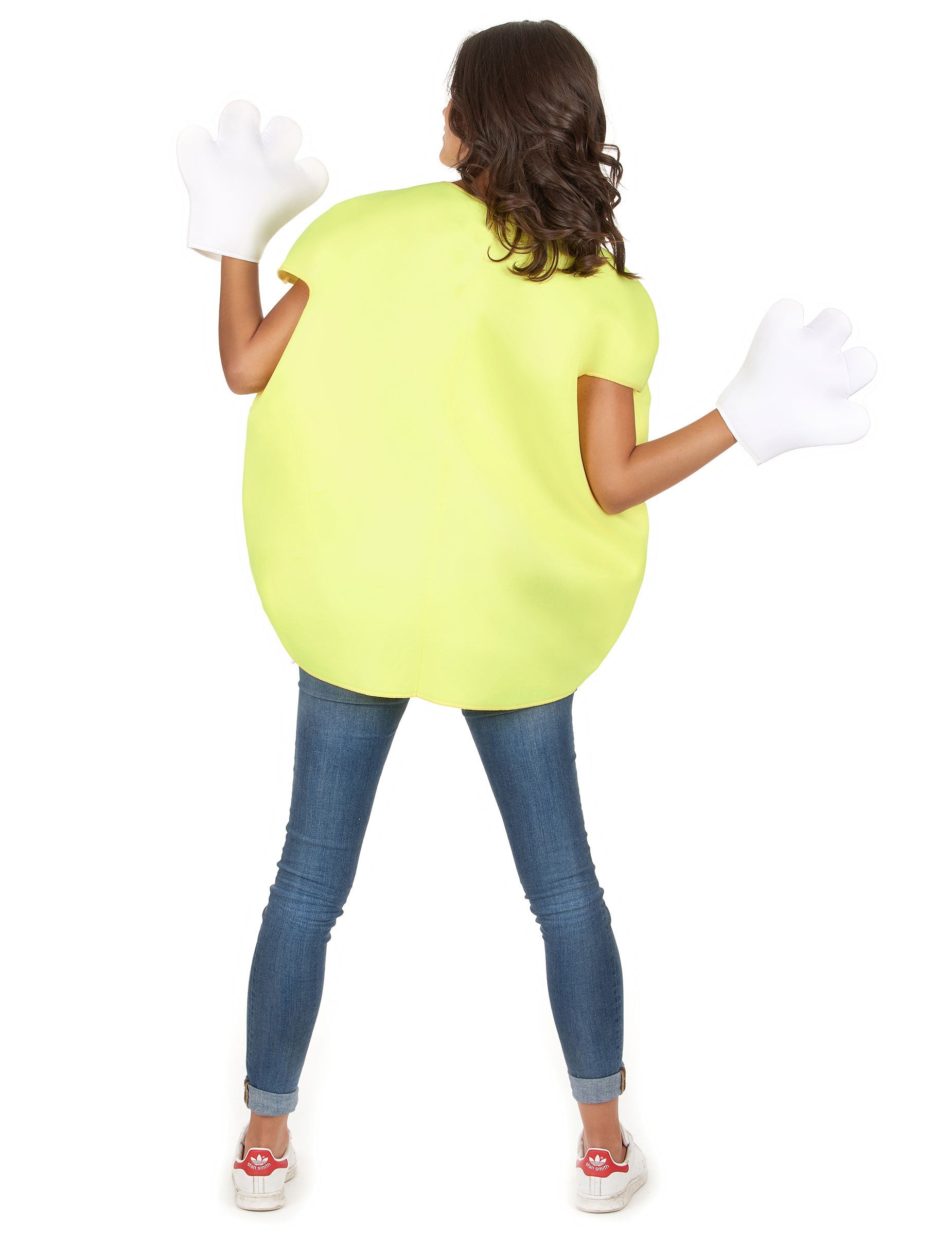 Vue de dos du déguisement de bonbon pour adulte