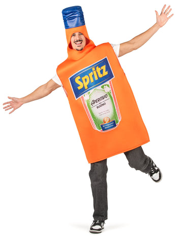 Kostým pre dospelých s oranžovou fľašou aperitívu