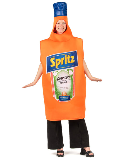 Kostým pre dospelých s oranžovou fľašou aperitívu