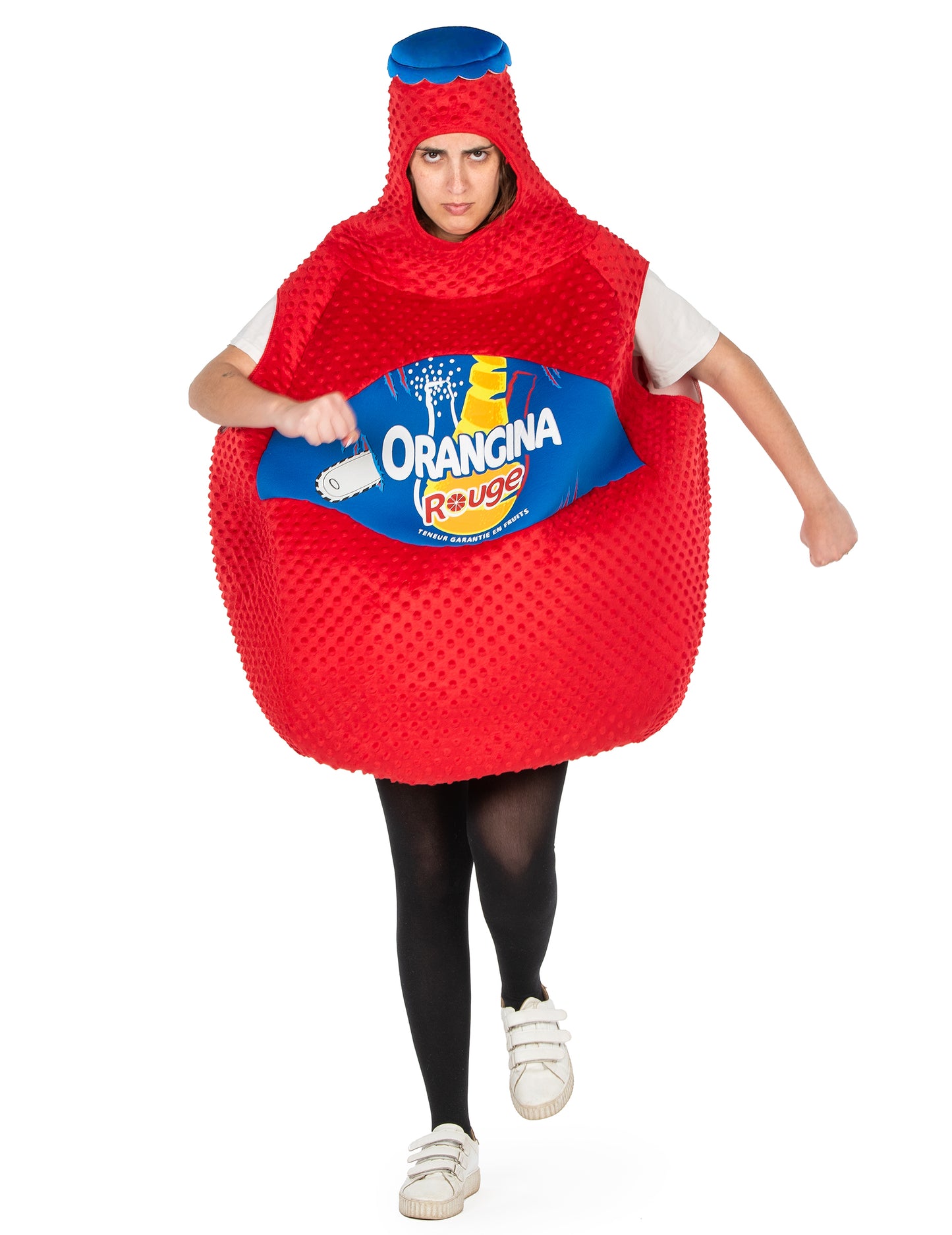 Červená fľaša Orangina