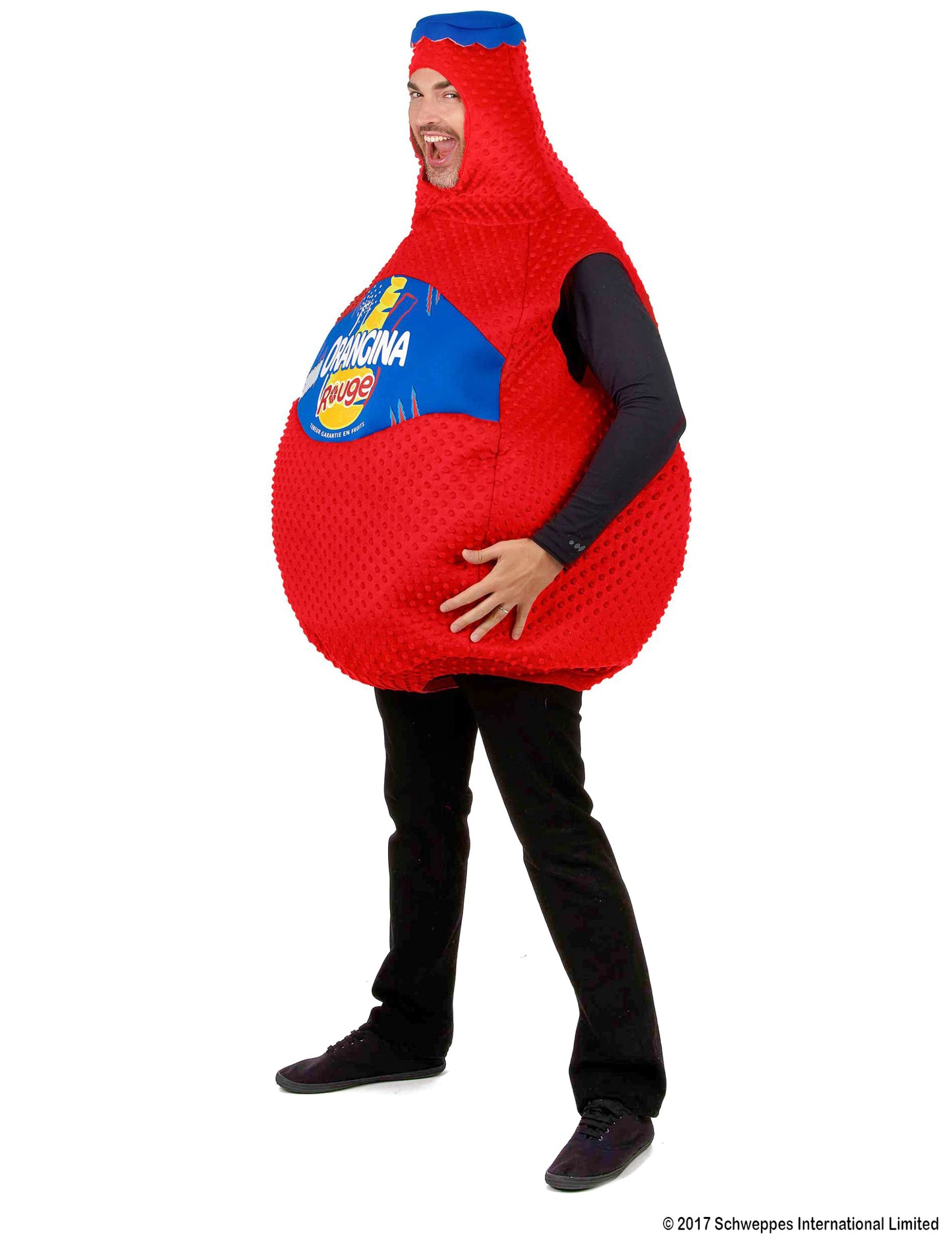 Červená fľaša Orangina