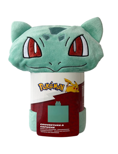 Kostým Bulbasaur Pokémon™ detský polarový pléd s kapucňou 