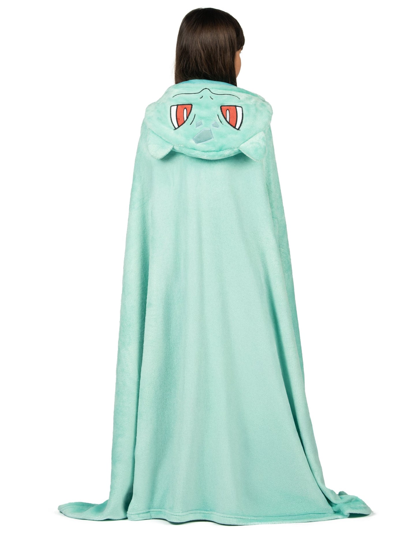 Kostým Bulbasaur Pokémon™ detský polarový pléd s kapucňou 