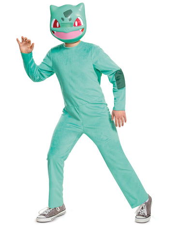Klasický detský kostým v oblasti Pokémon Bulbasaur