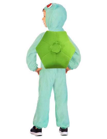Vue de dos du déguisement Bulbizarre Pokémon pour enfant