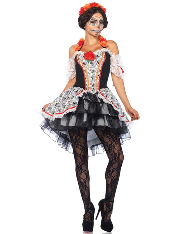 Calavera žena Dia de los Muertos kostým