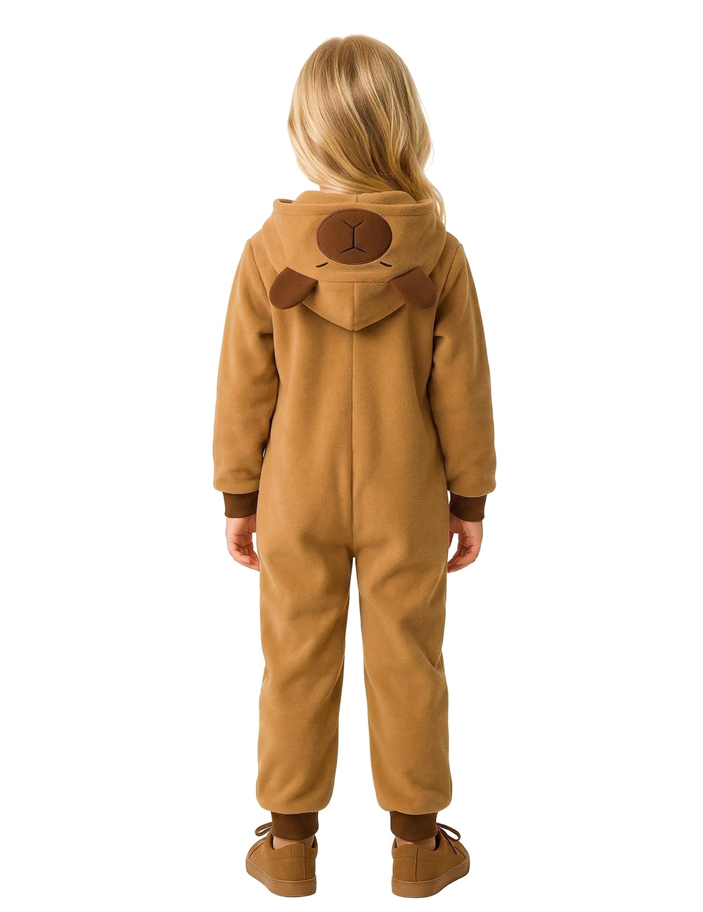 Vue de dos du déguisement Capybara pour enfant