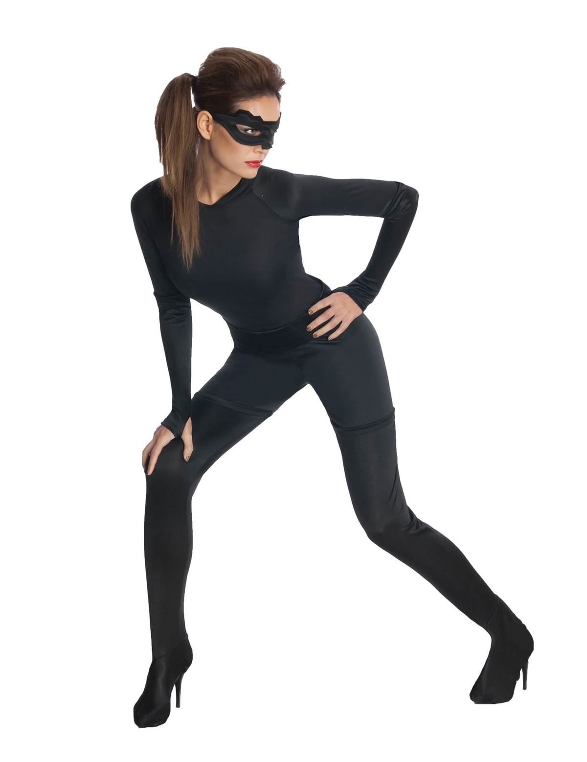 Vue de profil du déguisement Catwoman™ sexy