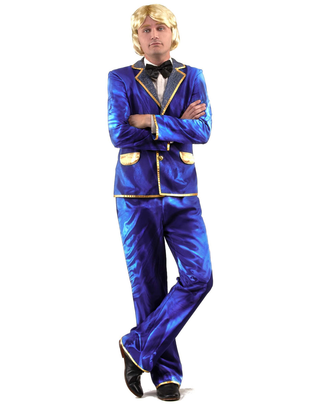 Prehľad kostýmu disco speváka pre mužov