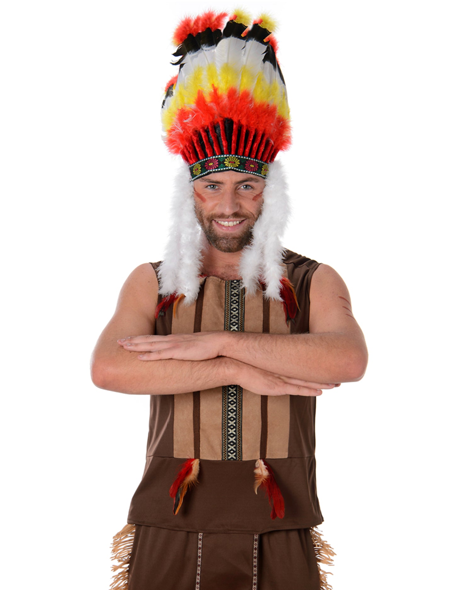 Indický šéf maskovanie muža