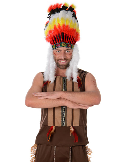 Indický šéf maskovanie muža