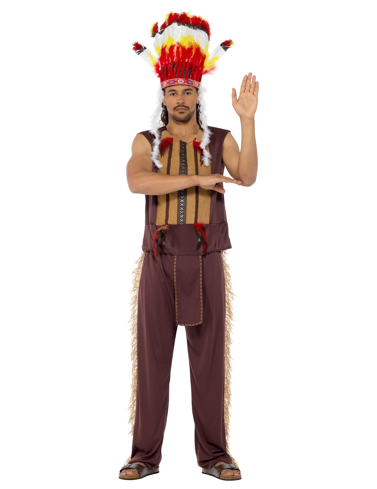 Indický šéf maskovanie muža