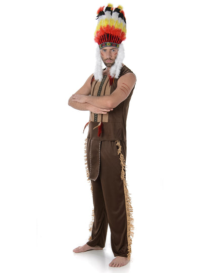 Indický šéf maskovanie muža