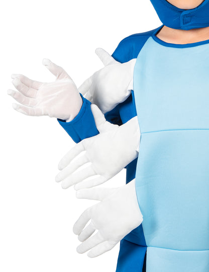 Detský kostým s modrým húsenicou