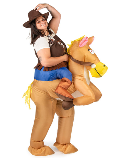 Dospelý nafukovací kostým koňa