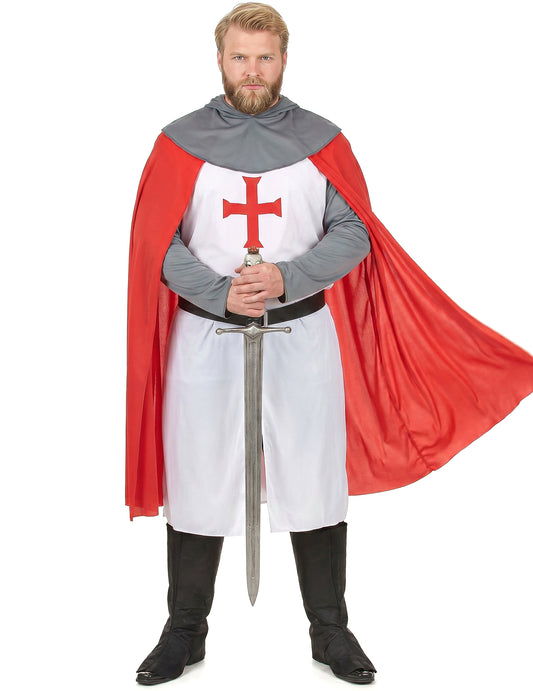 Stredoveké mužské mužské skrížené rytier