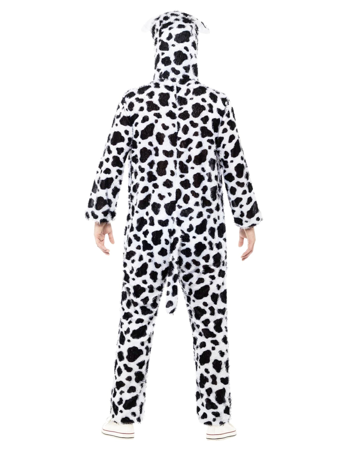 Vue de dos du déguisement de chien dalmatien pour adulte