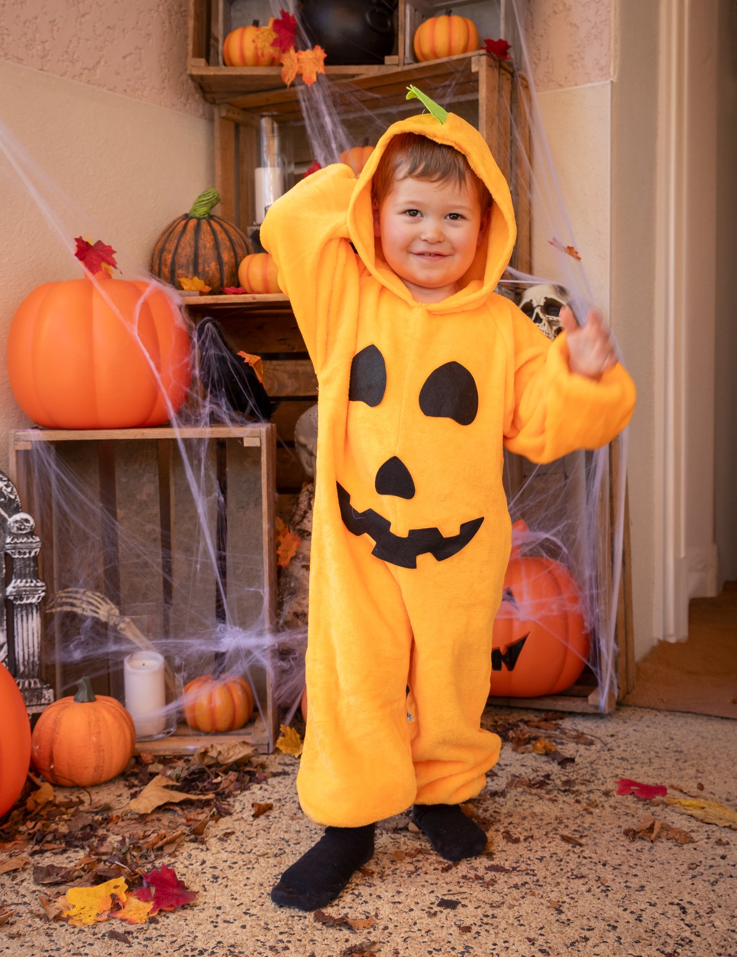 Detská plyšová tekvica maskovanie