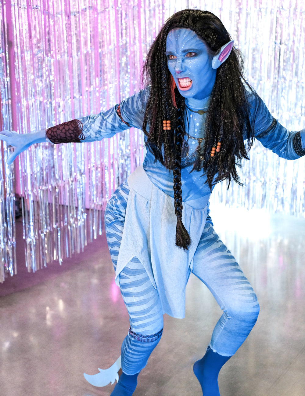 Vue d'ensemble en situation du déguisement classique Avatar Neytiri™