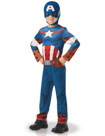 Classic Captain America Live Boy's Captain kostým