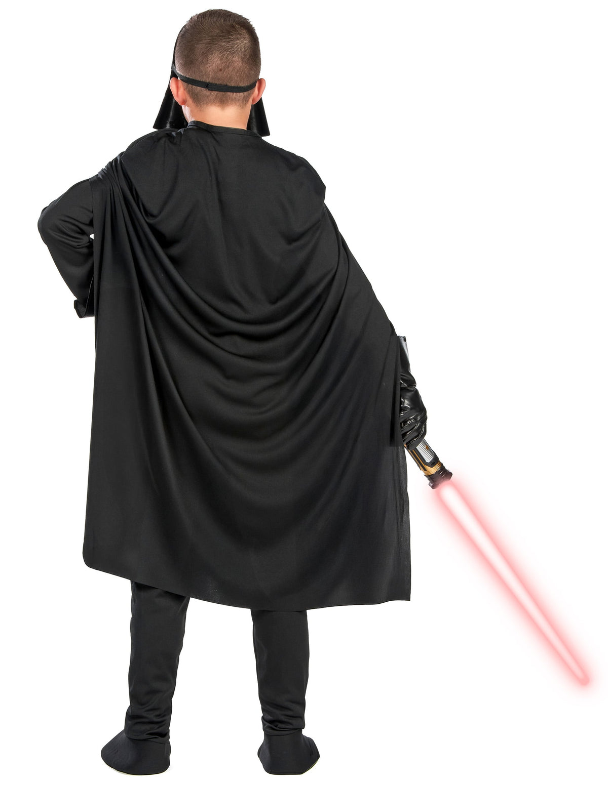 Vue de dos du déguisement classique Dark Vador pour garçon