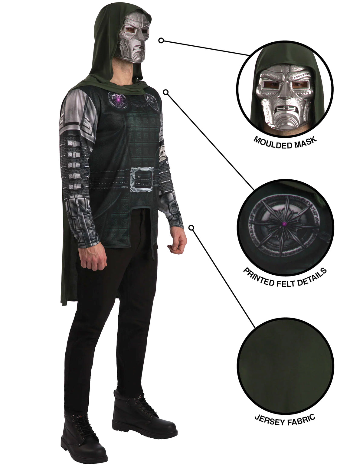 Déguisement classique Docteur Doom Avengers Doomsday™ adulte