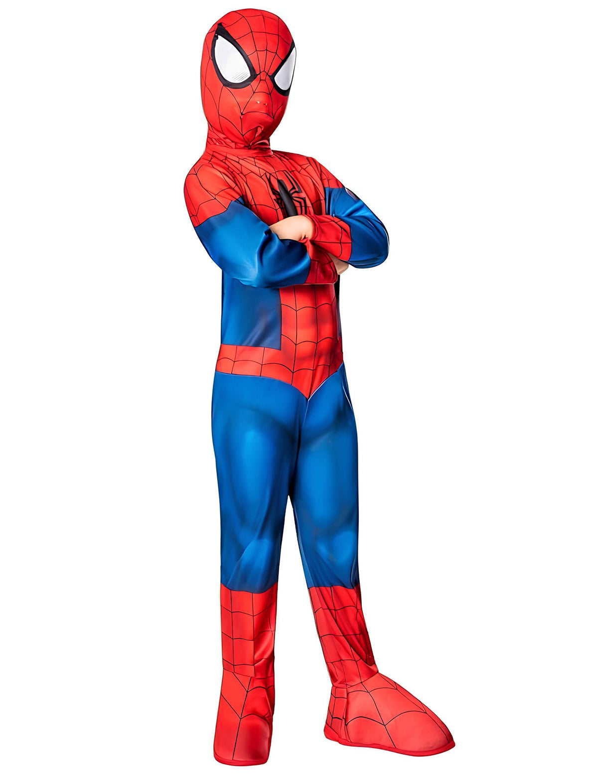 Vue de profil du déguisement classique sensation Ultimate Spiderman™