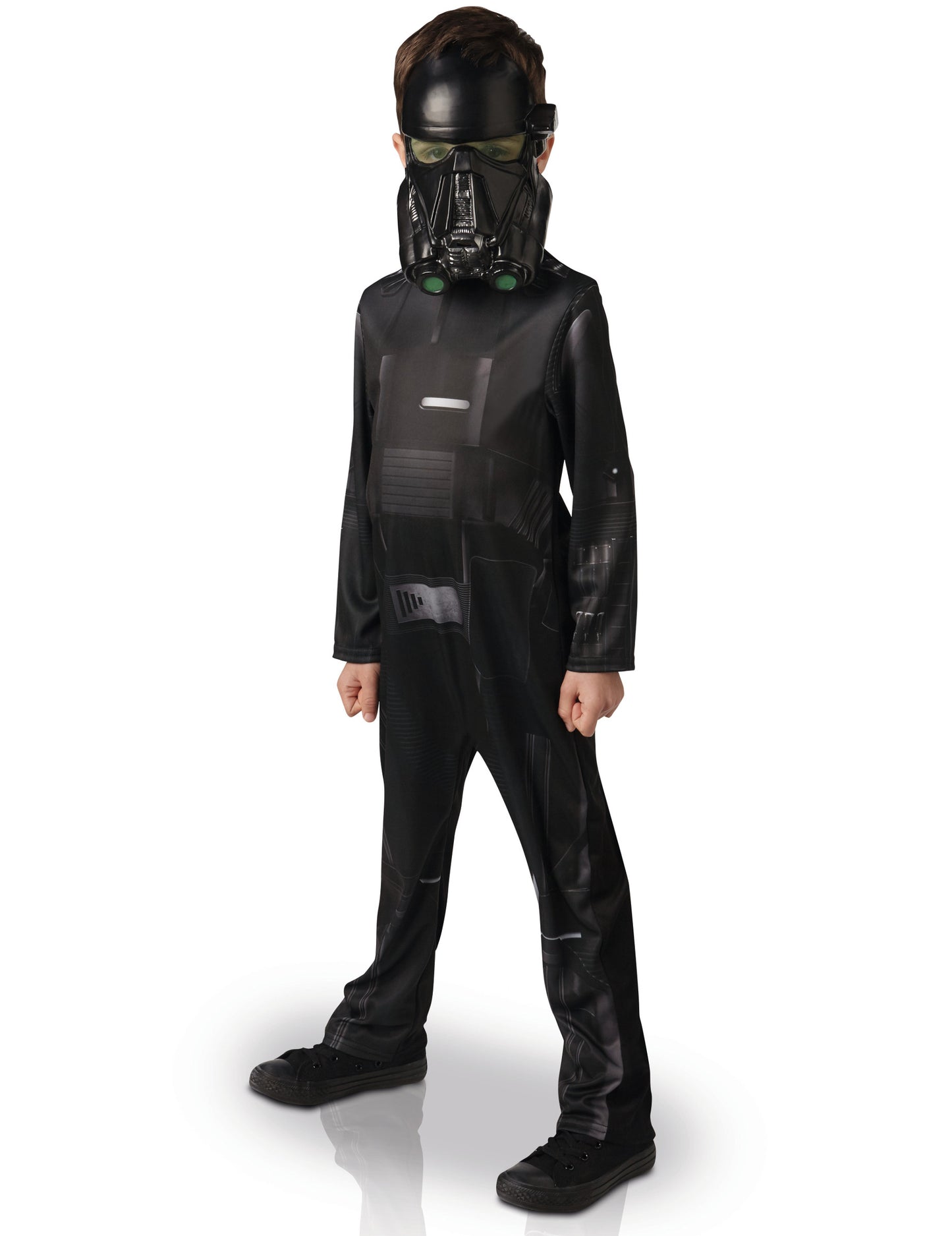 Déguisement classique Death trooper Star Wars Rogue One pour enfant noir avec masque