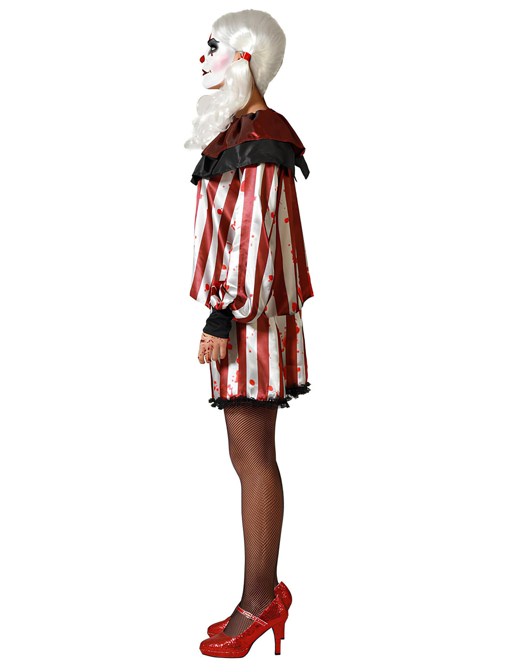 Vue de profil du déguisement Clown Cauchemardesque