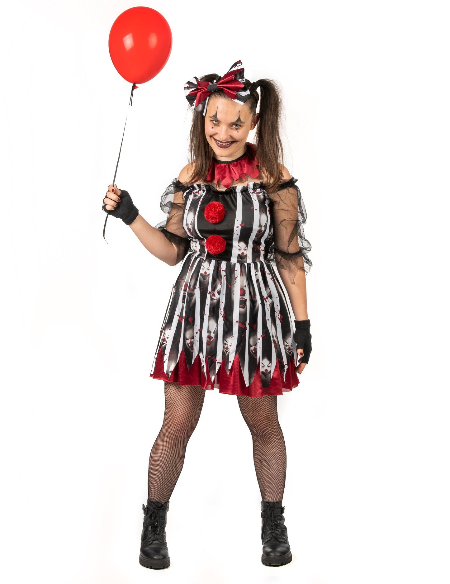 Dámsky luxusný šialený klaun kostým