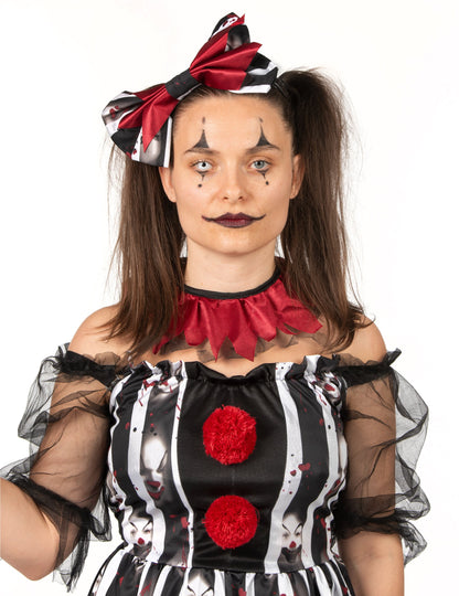 Dámsky luxusný šialený klaun kostým