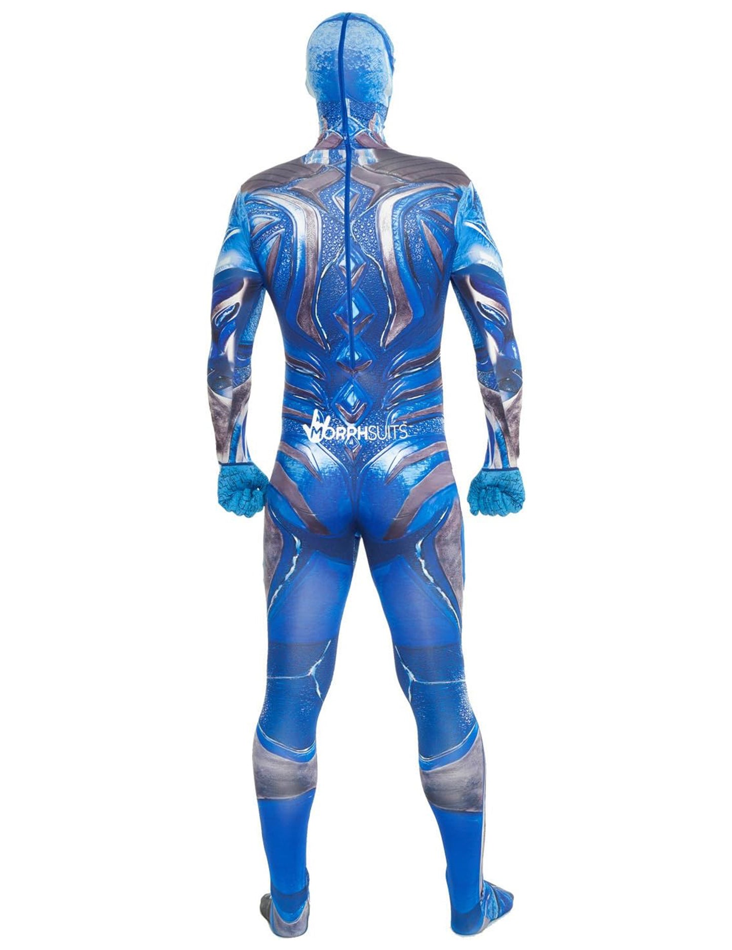 Deluxe kostýmová kombinéza Power Rangers™ modrá pre dospelých Morphsuits™ 