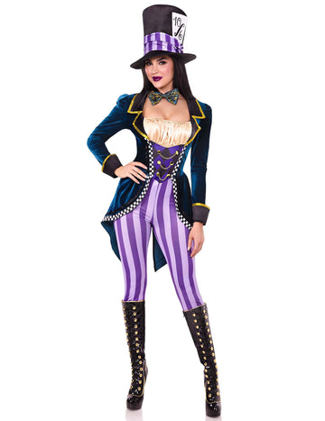 Dámsky sexi kostým Šialeného klobučníka