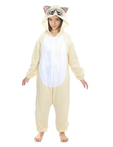 Kostým overal Grumpy cat™ pre deti 