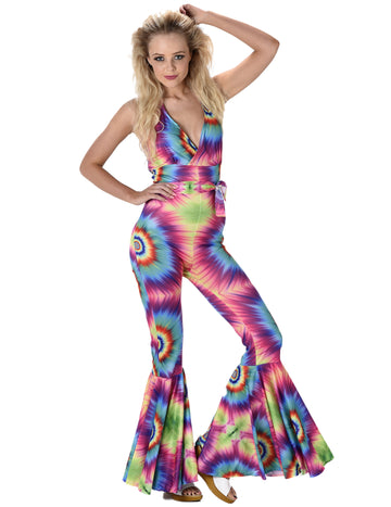 Psychedelic Hippie Combinácia kostýmy žena