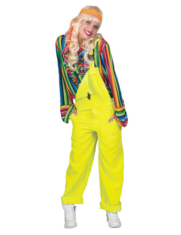 Maskovanie pre dospelých žltej kombinácie fluo