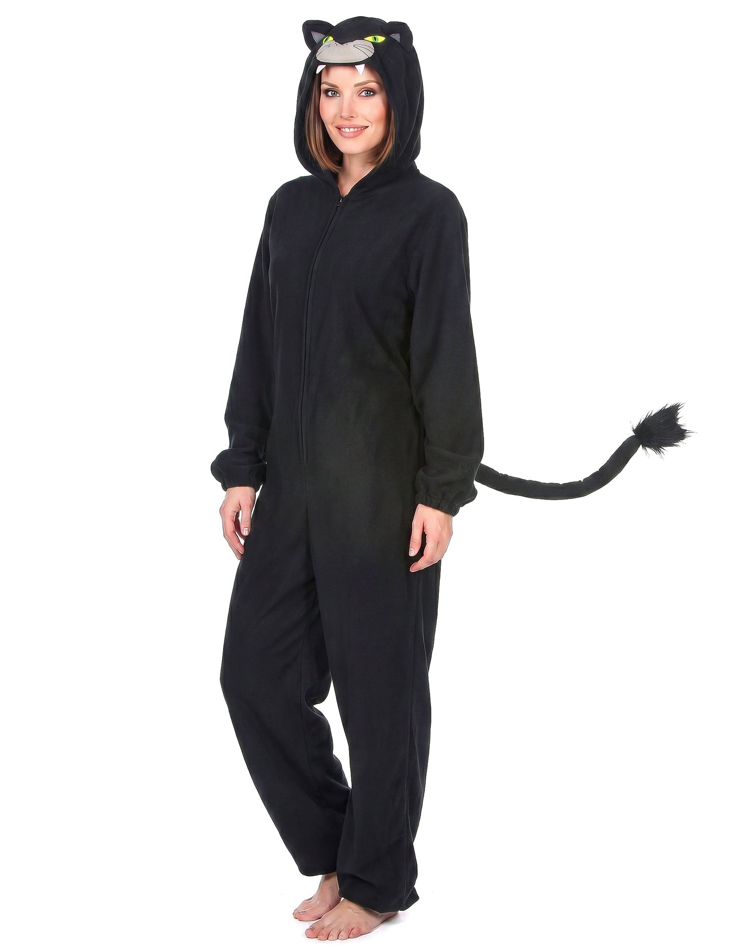 Déguisement combinaison panthère noire femme